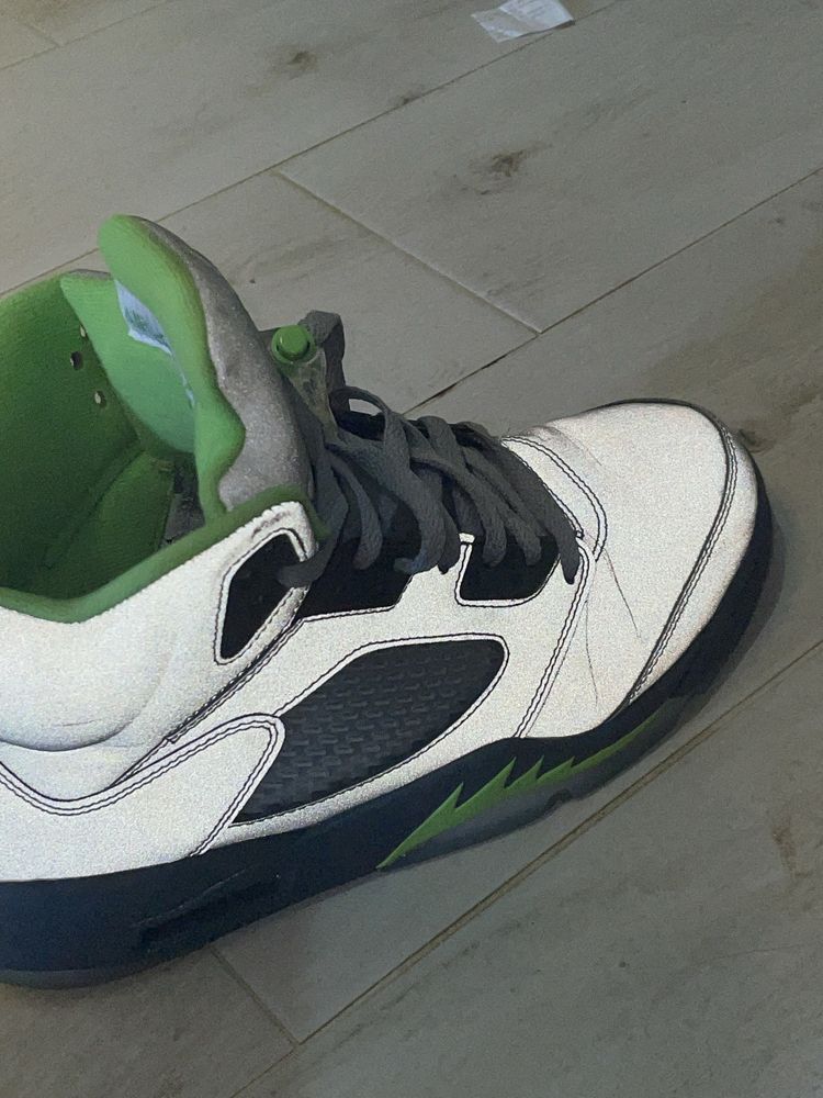 Jordan 5 green bean marime 43