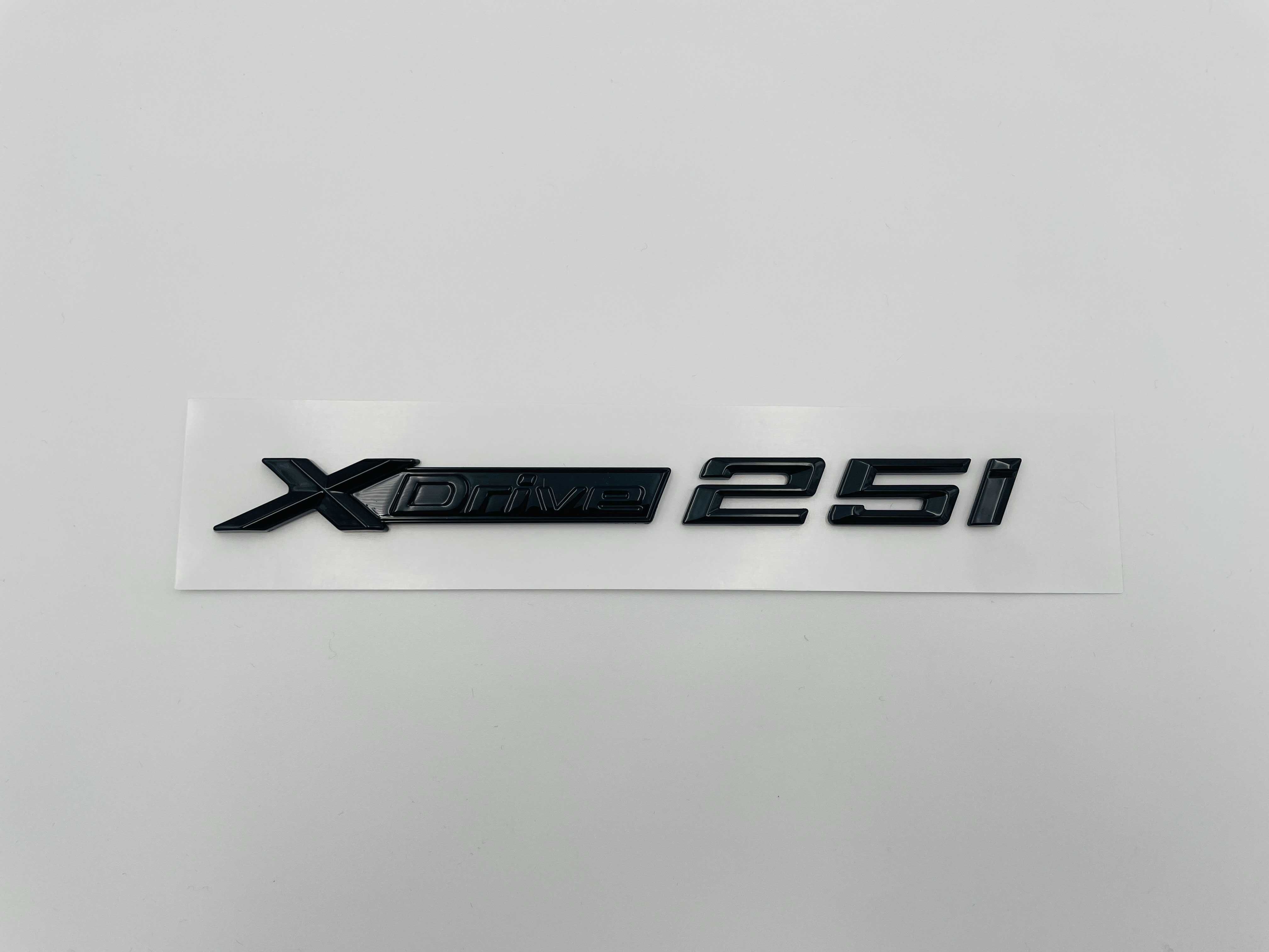 Set embleme compatibile BMW X1 x-drive 25i negru