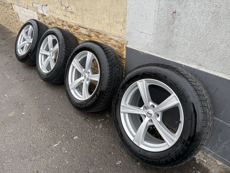 Jante aliaj VOLVO XC90 ORIGINALE+anvelope iarna DUNLOP 235/60 R18