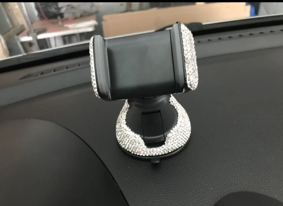 Suport auto pt telefon cu cristale (suport tel, ochelari, bagaje)