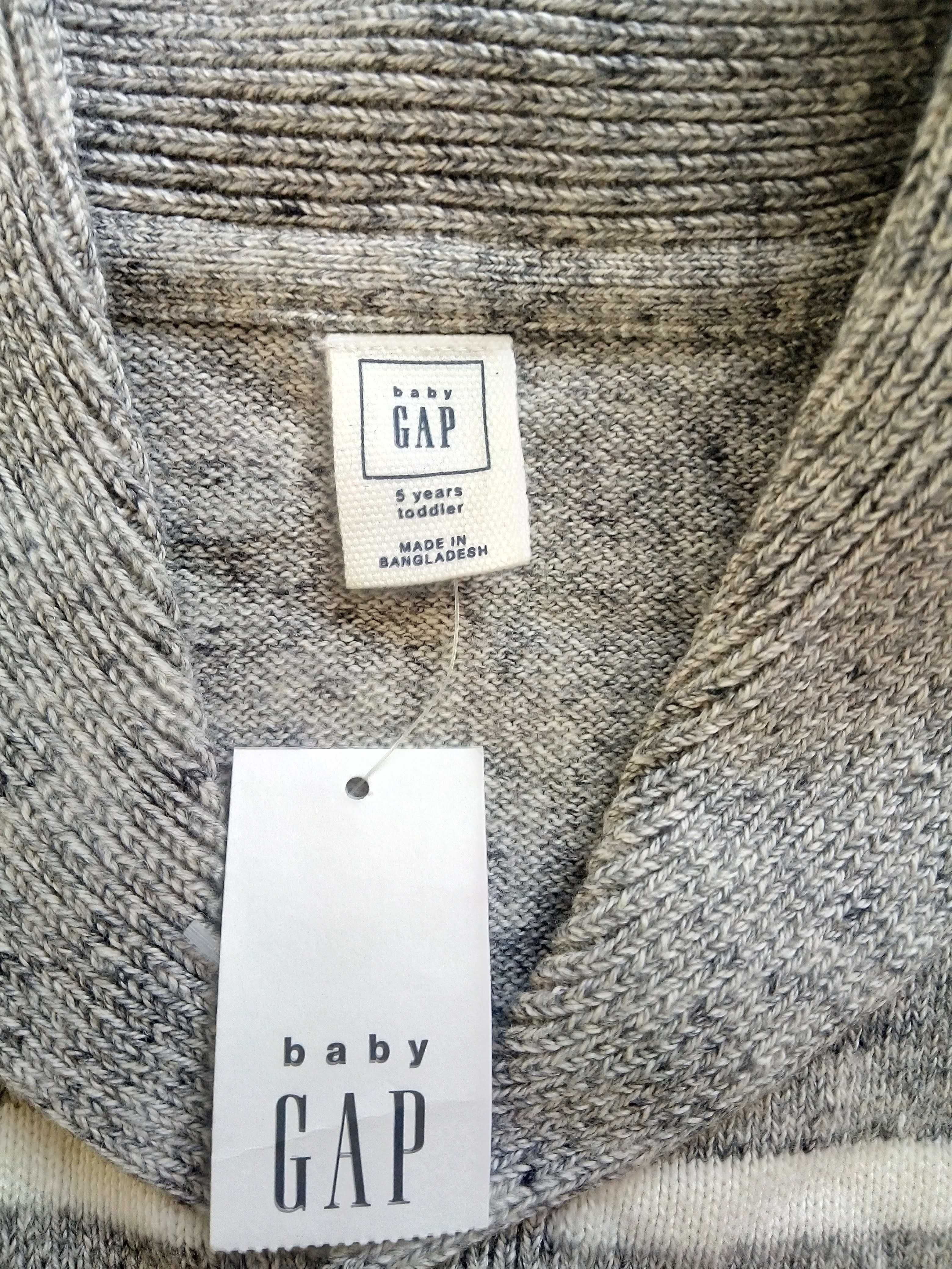 Нова оригинална жилетка на GAP, ризи LC WAIKIKI и други 4-8 години