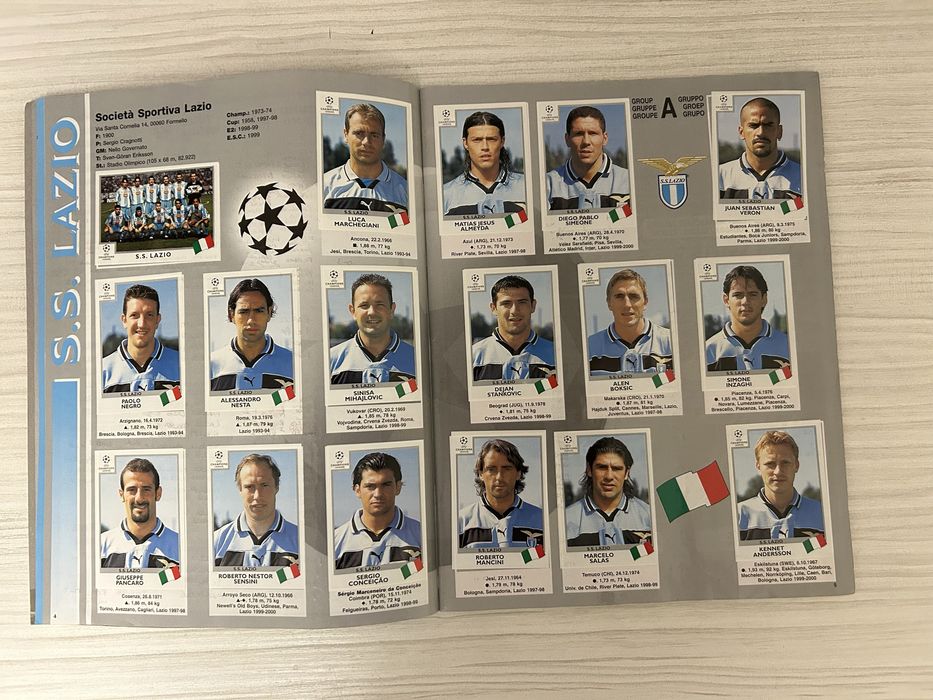 Panini Champions League 1999/2000 – завършен колекционерски албум