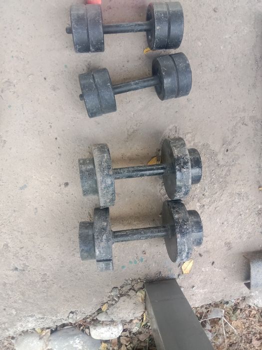 Гантель сатылады,20кг-2,,,10кг-2,пара,,,