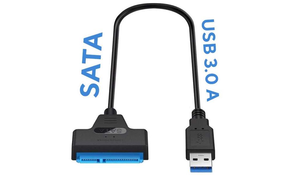 Кабель Адаптер USB 3.0 A на SATA, для жестких дисков 2.5 и SSD