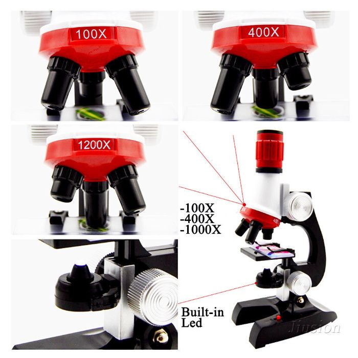 Kit Microscop. Marire X1200! Pt copii pasionati de biologie, medicina!