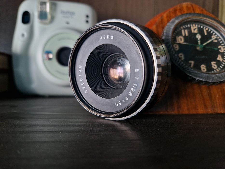Obiectiv Carl Zeiss Jena Tessar 50mm F/2.8 Zebra