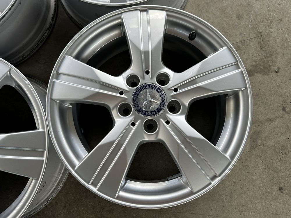 4бр. Отлични 16” Ориг. Джанти 5x112 за *MERCEDES-BENZ* 6Jx16H2, ET46