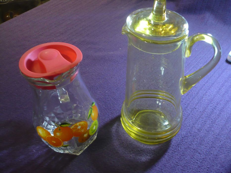 Советские красивые кувшины с крышкой (графины, штофы) для напитков