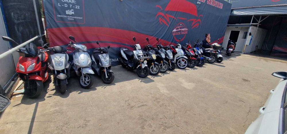 Inchiriez scutere FARA PERMIS,  50,125 cc, Vanzari si Service