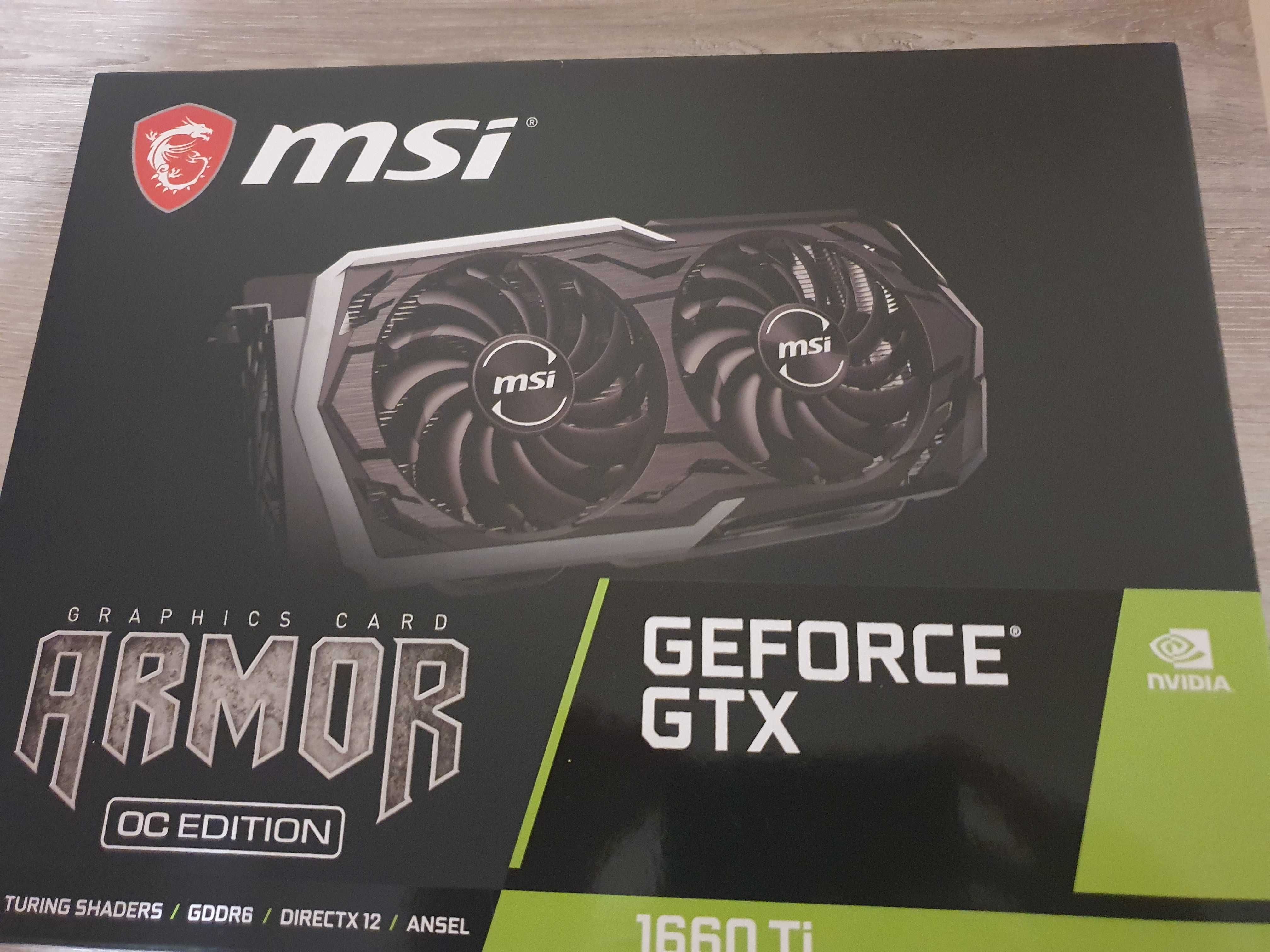MSI GeForce GTX 1660 Ti ARMOR OC 6GB