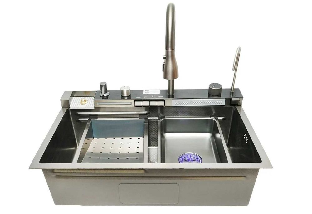 Chiuveta Bucatarie Multifunctionala Cubo Gri Deschis