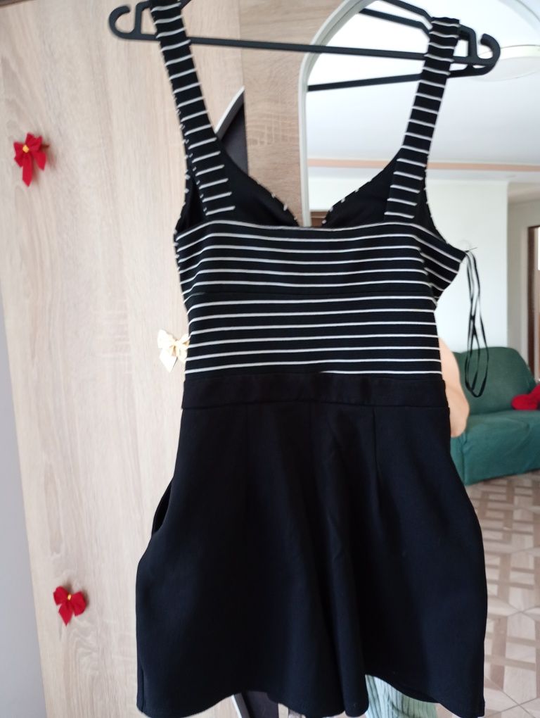 Salopetă pantaloni scurți elastici