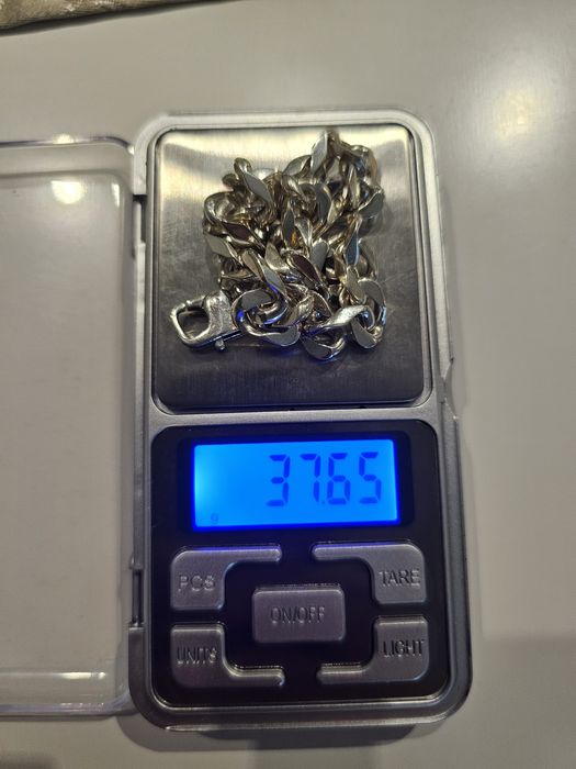 Сребърна гривна мъжка панцер