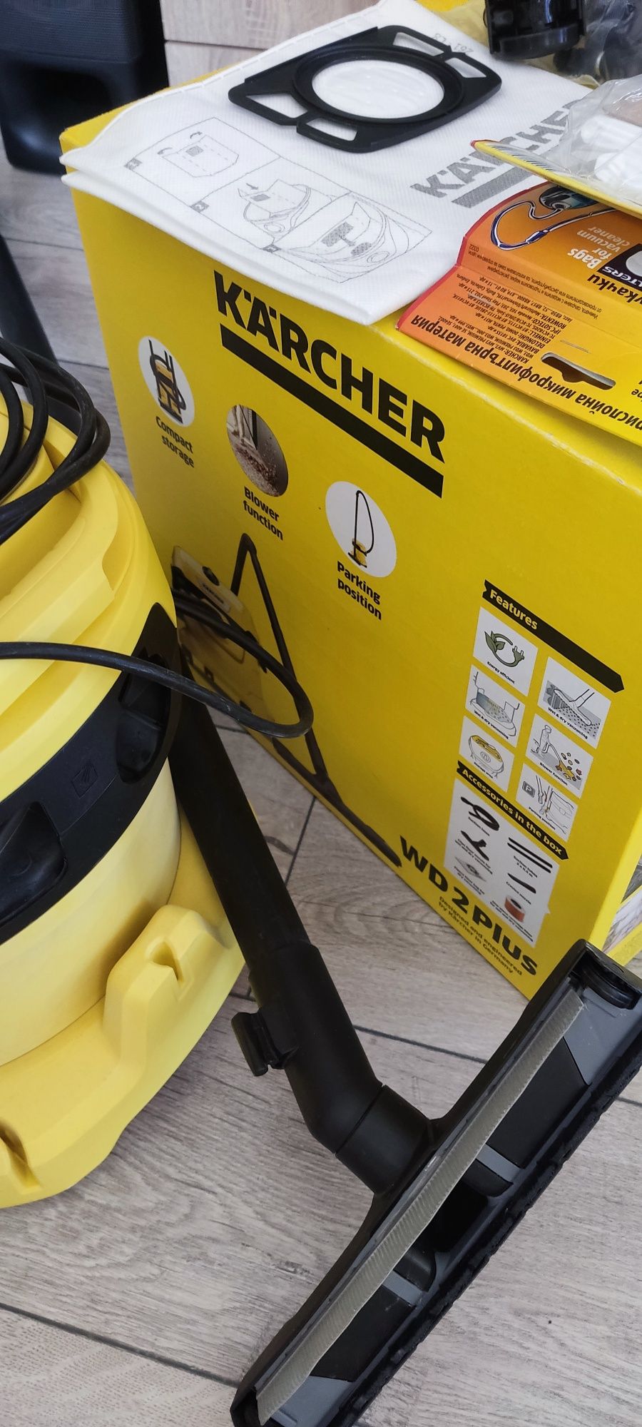 Прахосмукачка Karcher WD2 +
