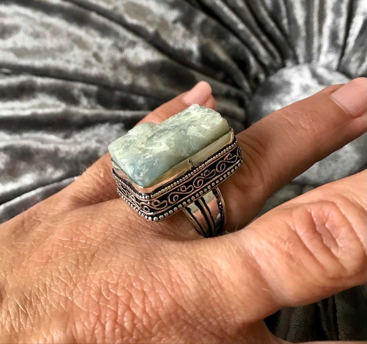 Inel Argint 925 cu Piatra Semipretioasa Kyanit/Kianit