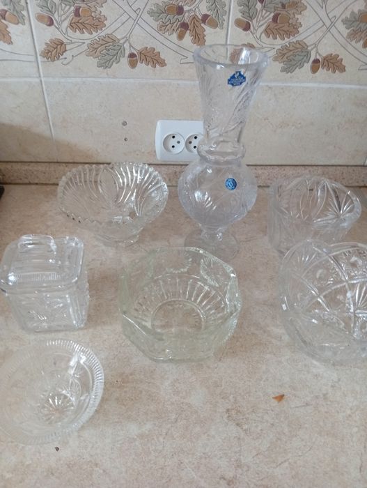 Посуда , Хрусталь,Вазы.