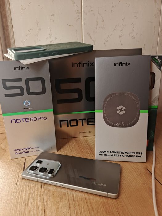 NOTE 50 PRO сотилади холати янги gift books билан. Официальный товар