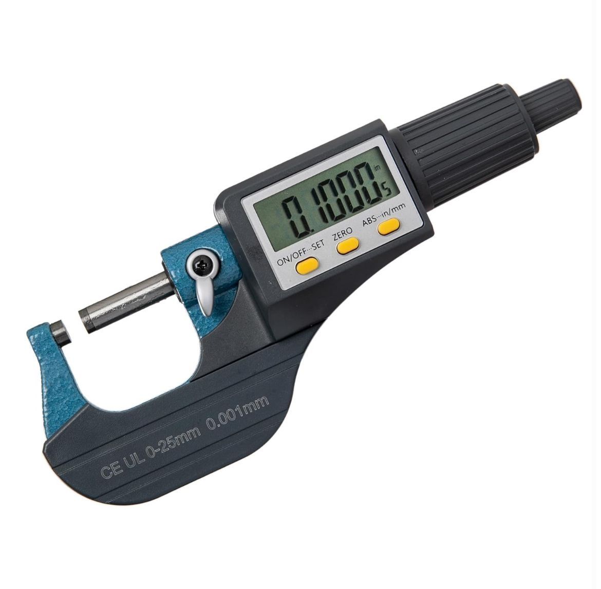 Micrometru Digital Beslands 0–25 mm, cu Afișaj Electronic
