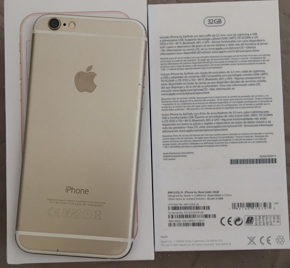 Iphone 6 gold за части целия