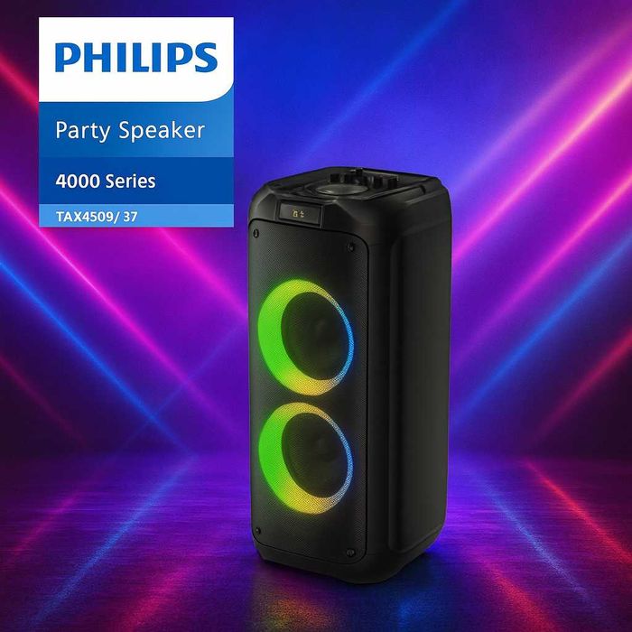Philips Колонка 100W — Мощная Акустика для Вечеринок. Есть доставка