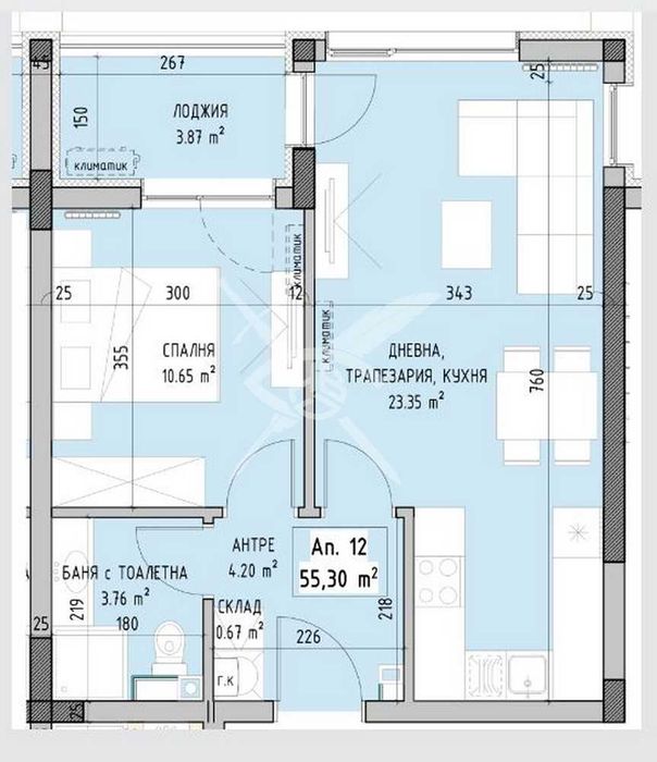 Продава се Двустаен апартамент в София, Малинова долина - 65 кв.м за 1493 €/кв.м - Снимка #4