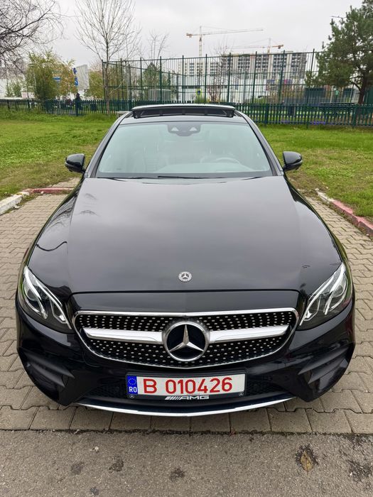 Mercedes E AMG • Bord digital • HeadUp • Burmester • Pano • Camere 360