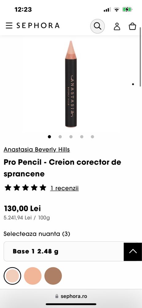 Creion corector de sprancene Anastasia Beverly Hills Original-Base 1