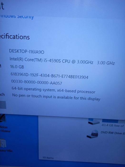 Unitate pc i5,16gb ram,ssd,Nvidia