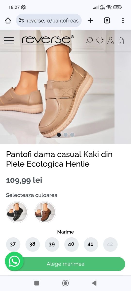 Pantofi damă 41 (26 cm)