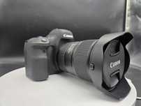 Canon 6D MK II cu obiectiv Canon 16-35 F4 si blitz Canon 470EX-AI