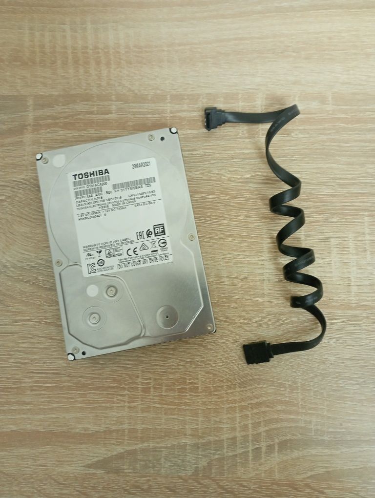 Продам Жёсткий диск на 2 ТБ Toshiba