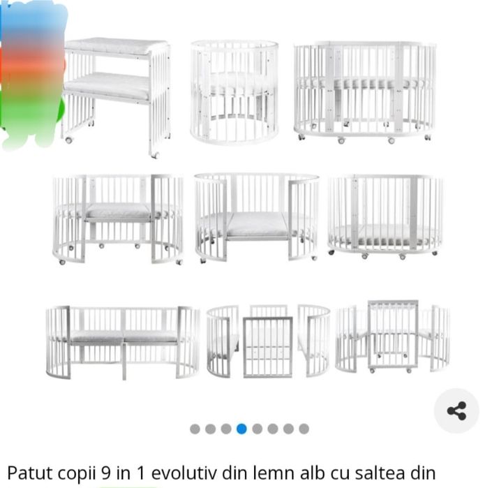 Patut pentru copii multifuncțional,OVAL,9 în 1.