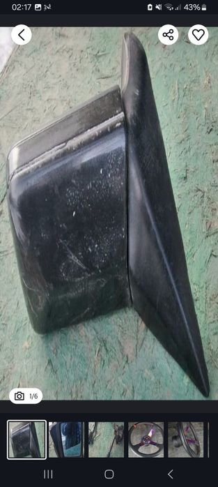 Правое зеркало на мерс и вертолет