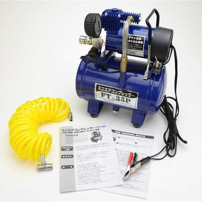 Авто компресор Automat, С бутилка 3L, 12V