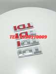 Emblema Tdi Crom Tdi Rosu Metalica Vw