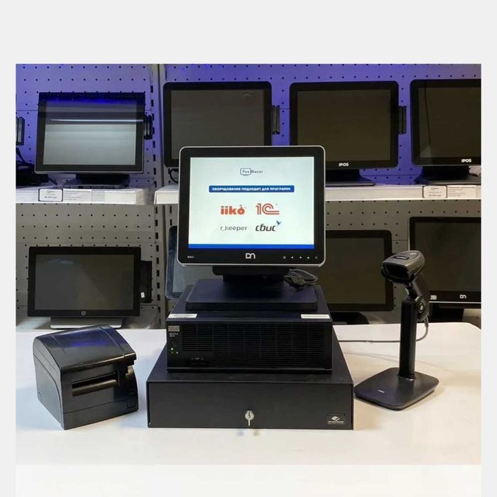 Manablok Kassa OPTOM  Kassa Aparat Skaner Xprinter Orbit Jowi Iiko