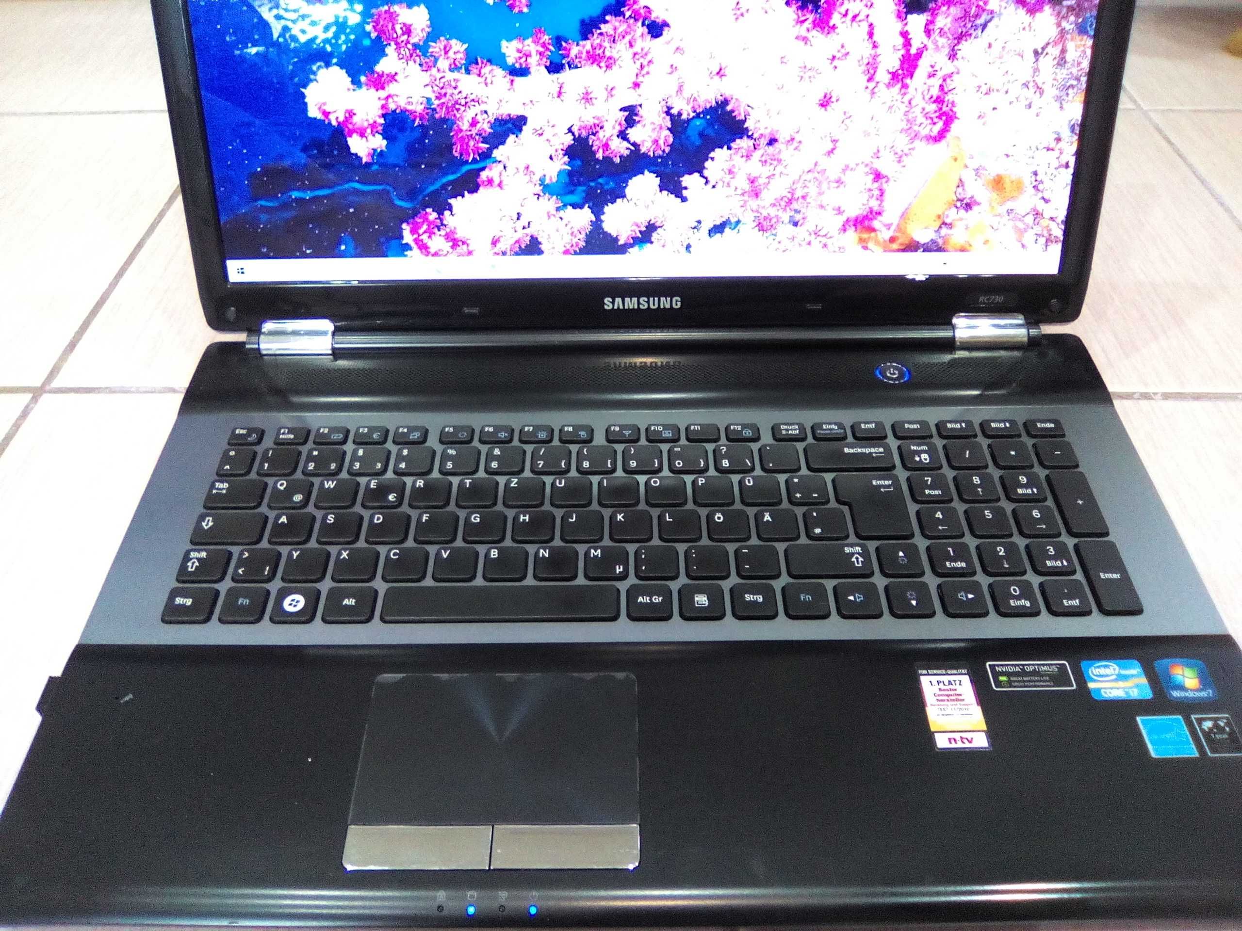 Лаптоп SAMSUNG RC730 - 4 процесора ,8 логически ядра