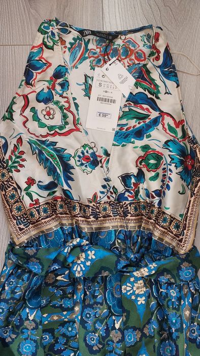 Salopeta din satin Zara