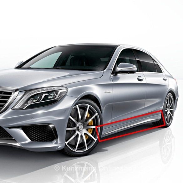 W222 странични AMG прагове / дълга база/ Mercedes S класа праг АМГ