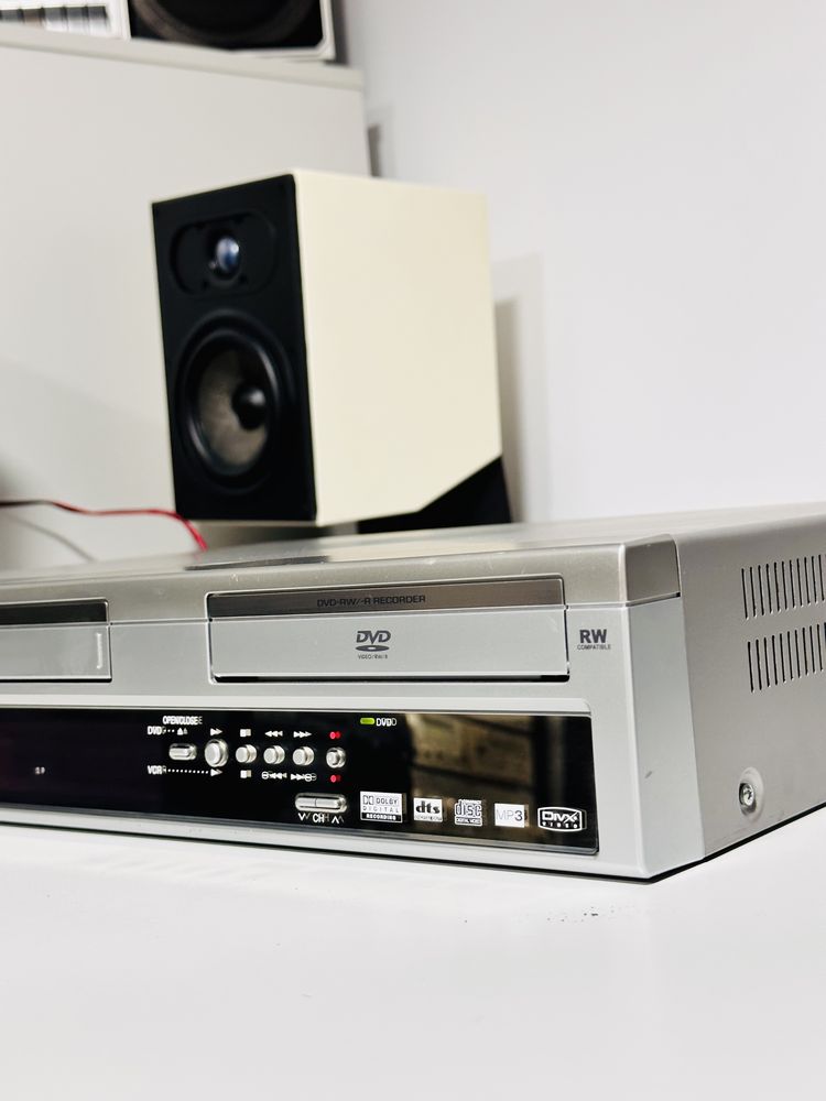 VHS Combo video recorder SHARP DV-RW270,DVD recorder,output RCA