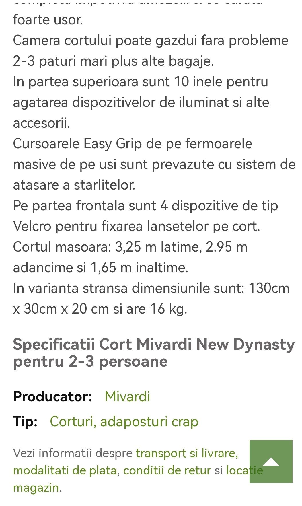 Cord de vânzare Mivardi New Dynasti