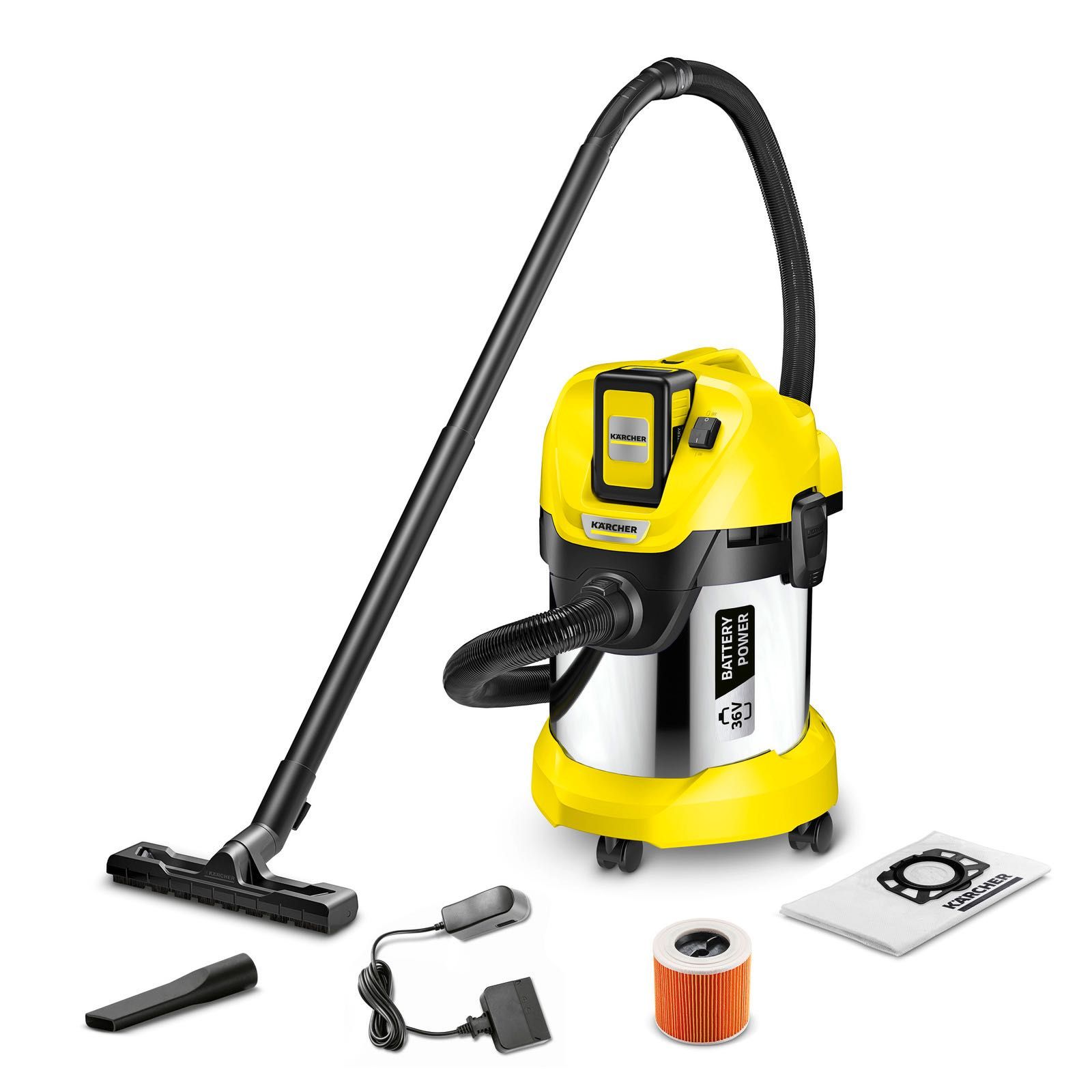 Aspirator Karcher Kärcher WD 3 Battery Premium Set, uscat și umed.