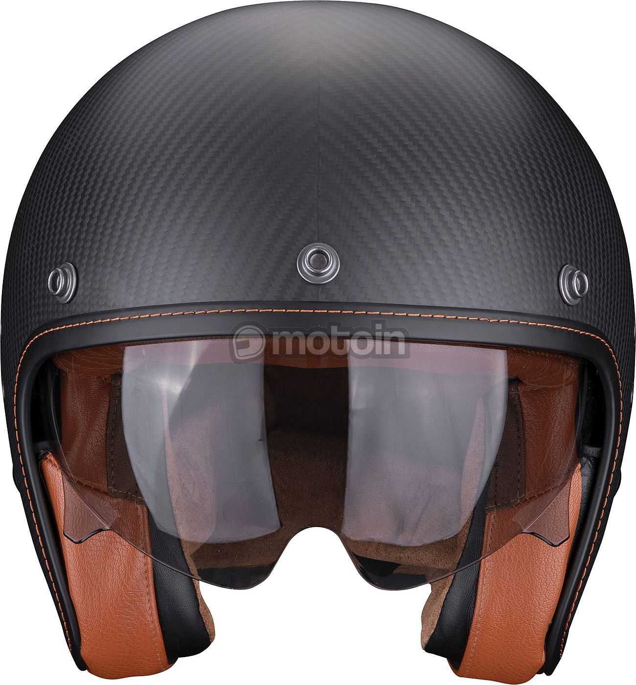 Топ Цена Мото каска скутер чопър SCORPION BELFAST CARBON MATT,XS
