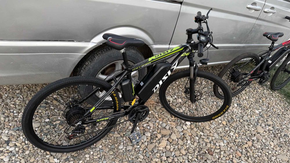 Bicicleta electrica, roata 26, 48V, 10AH 3 viteze pe electric, 21 vit