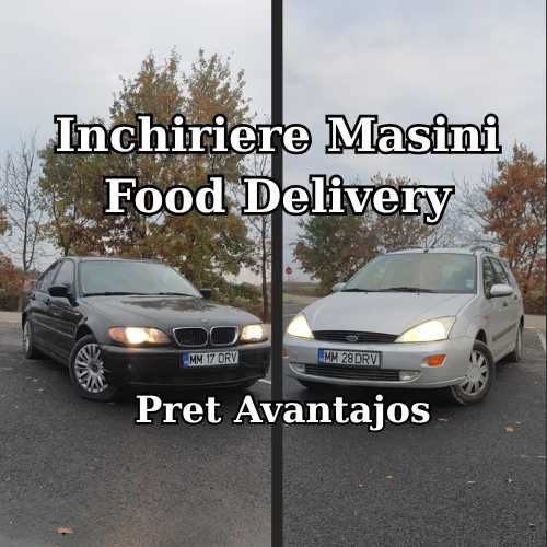 Inchiriere Auto /  Livrare Glovo, Wolt, Tazz / Rent a Car