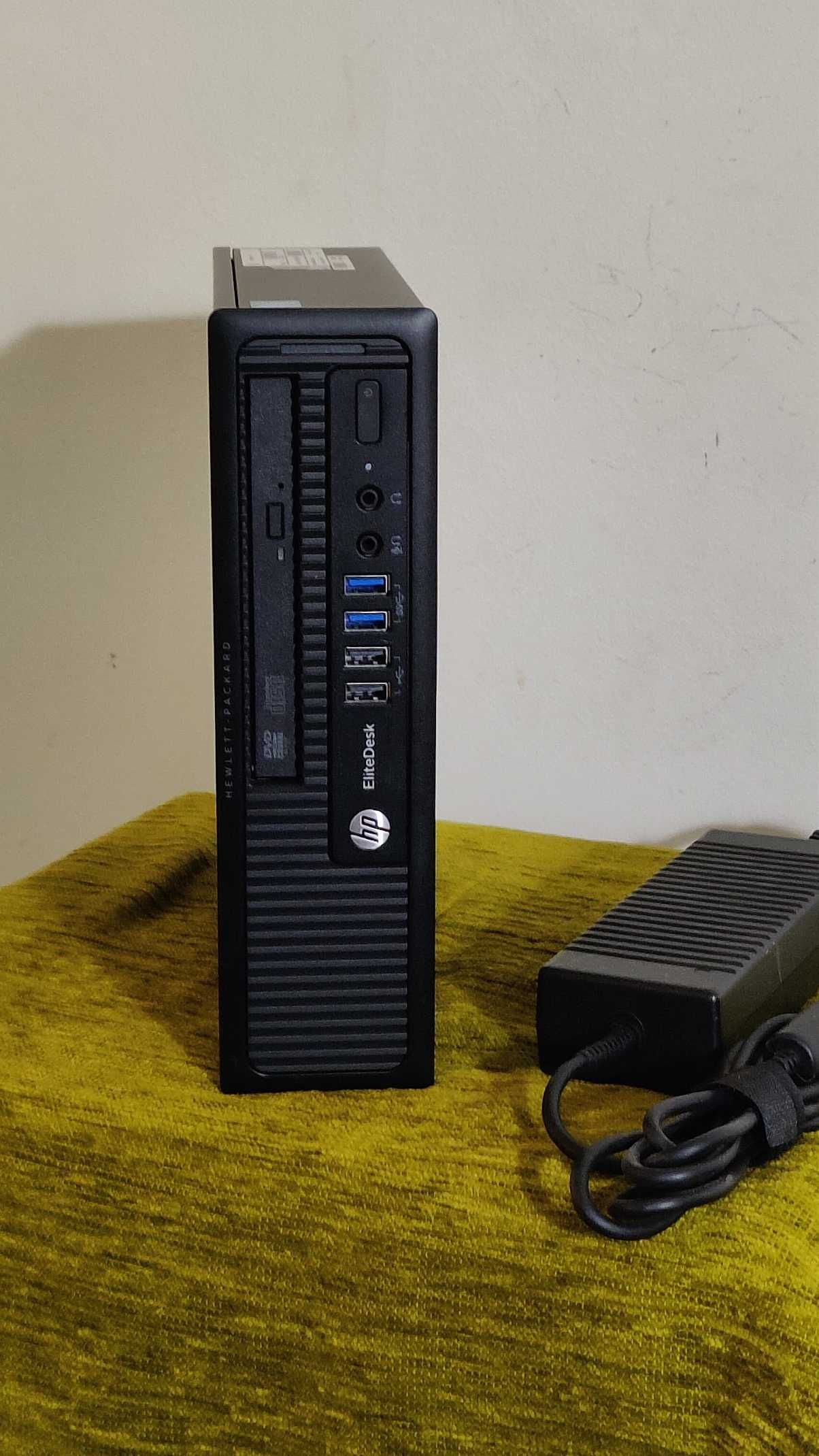 Mini PC HP 800 G1 USDT, Intel®Core i5-4570S, Memorie 8GB, 128GB SSD