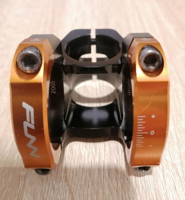 Pipa ghidon bicicleta Fann Equalizer 35 cu 35 mm(rise +10,-10)