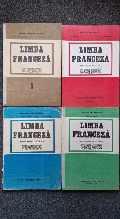 LIMBA FRANCEZA Manual anul I, II, III si IV studiu Popa-Scurtu, Nasta