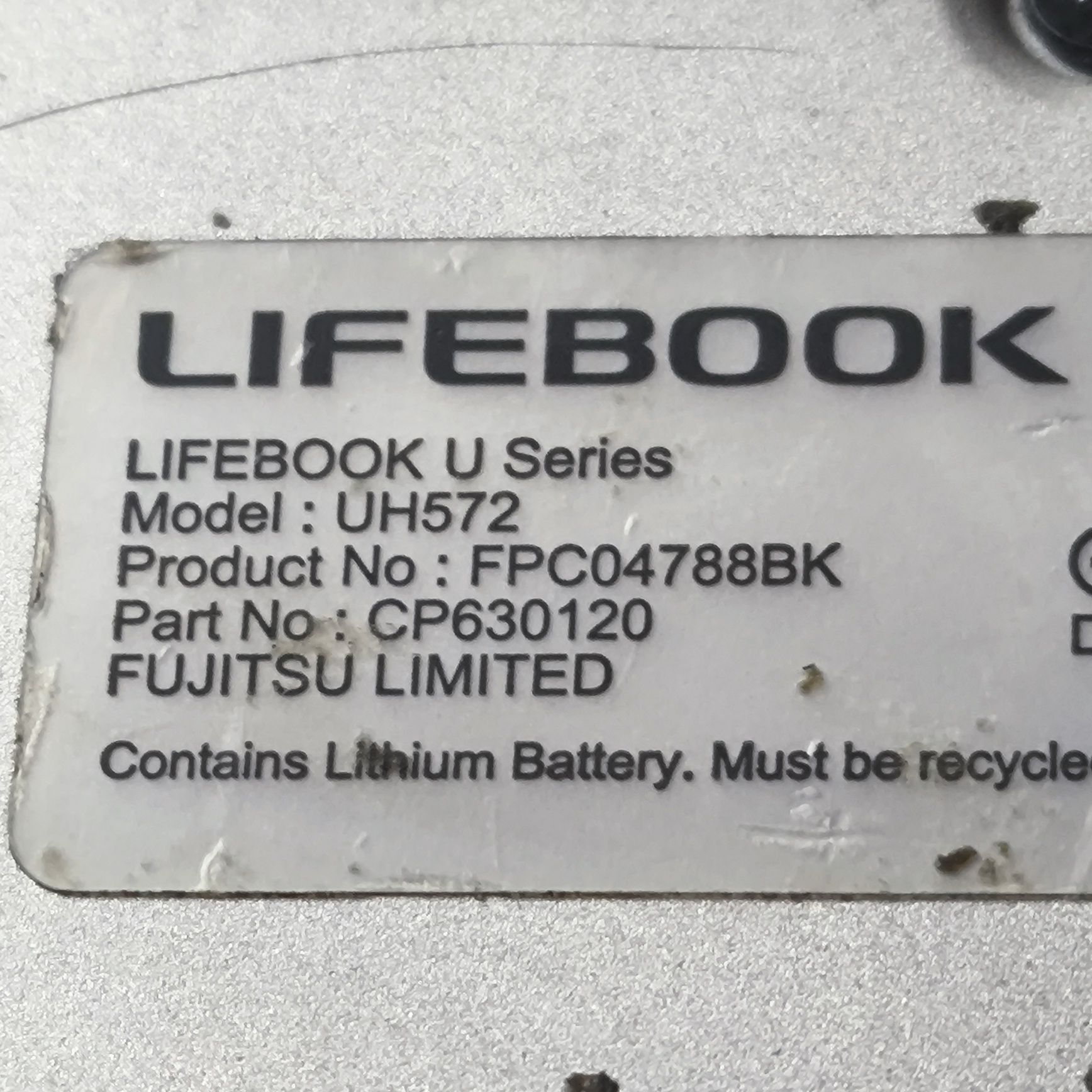Продам ноутбук Fujitsu lifebook