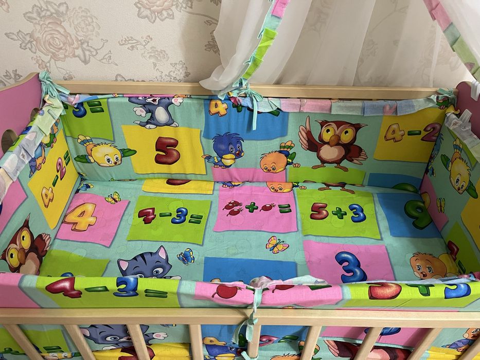 Кровать манеж  для девочек